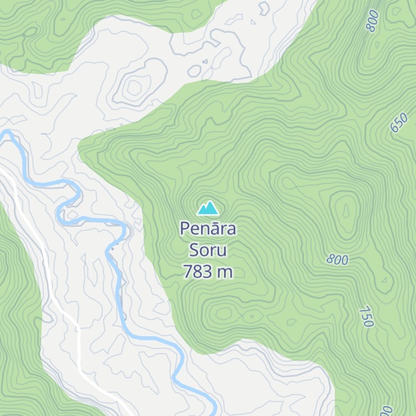Map of Penāra Soru
