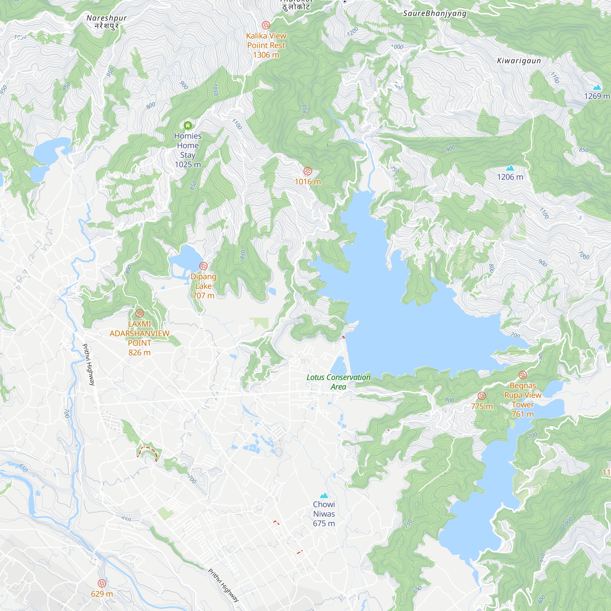 Annapurna Royal Camp map