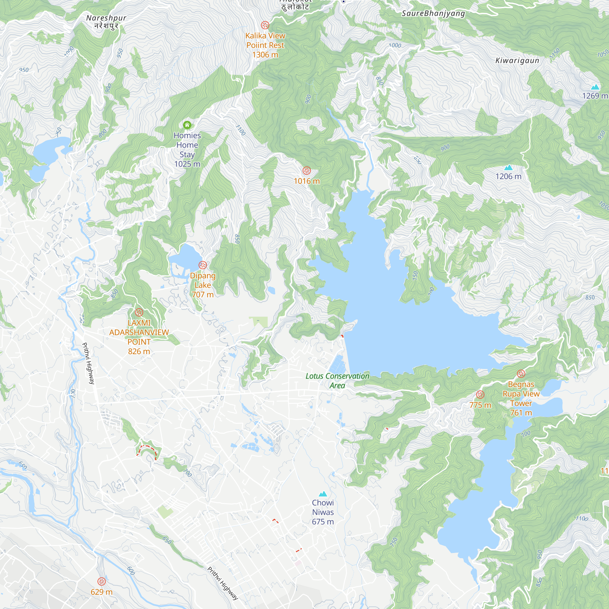 Annapurna Royal Camp map