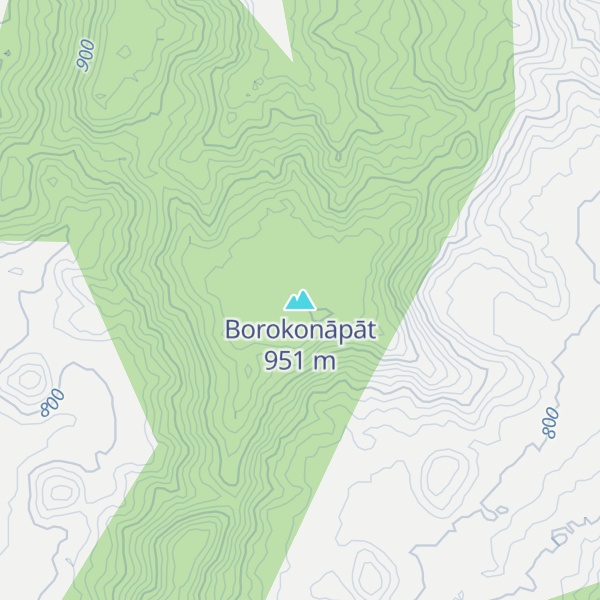 Map of Borokonāpāt