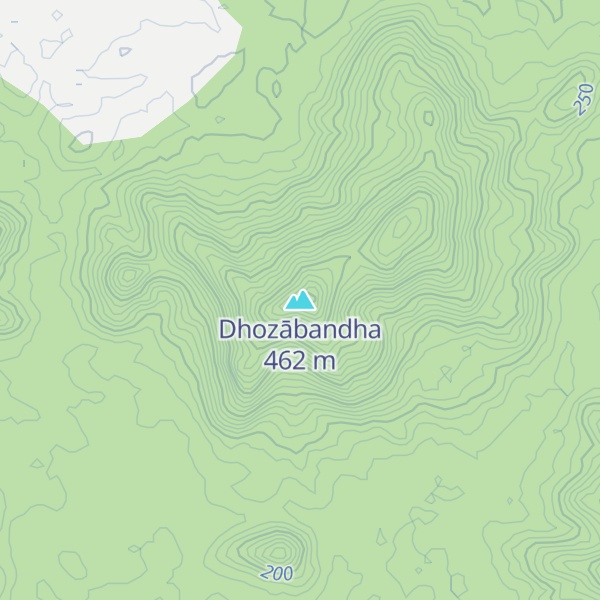 Map of Dhozābandha