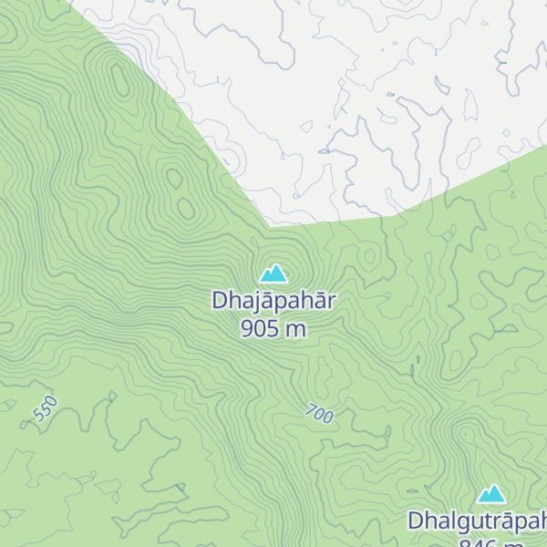 Map of Dhajāpahār