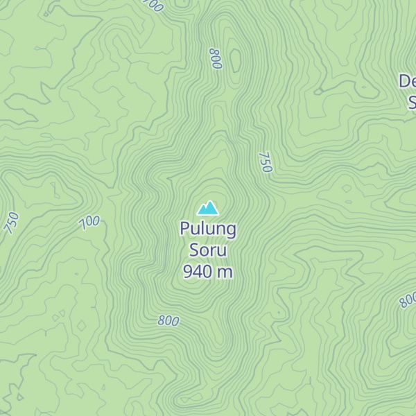 Map of Pulung Soru