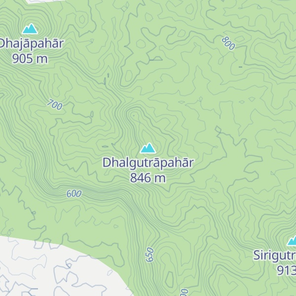 Map of Dhalgutrāpahār