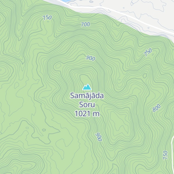 Map of Samājāda Soru