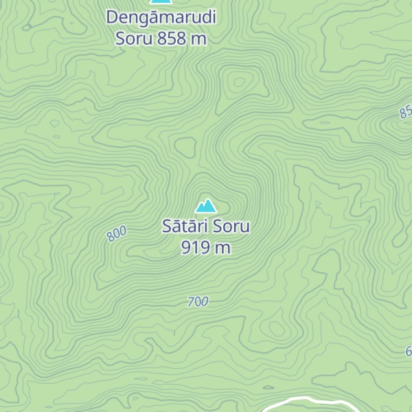 Map of Sātāri Soru