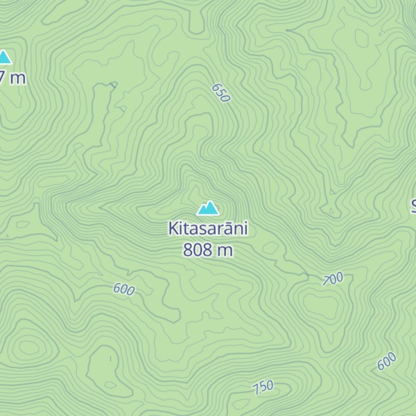 Map of Kitasarāni