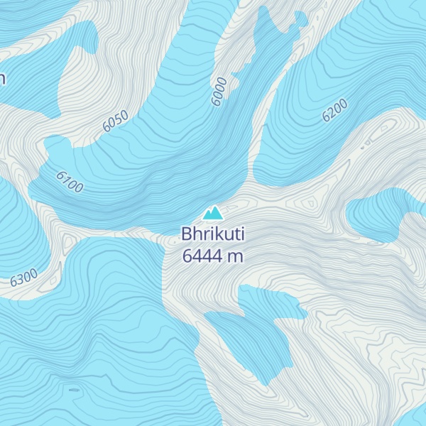 Map of Bhrikuti