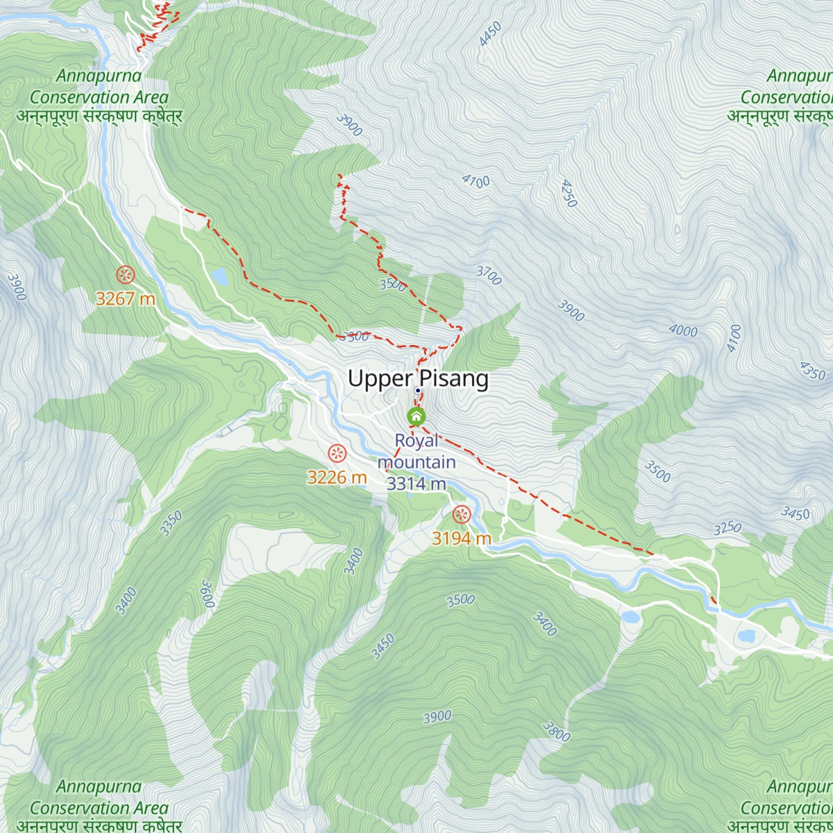 Royal mountain map
