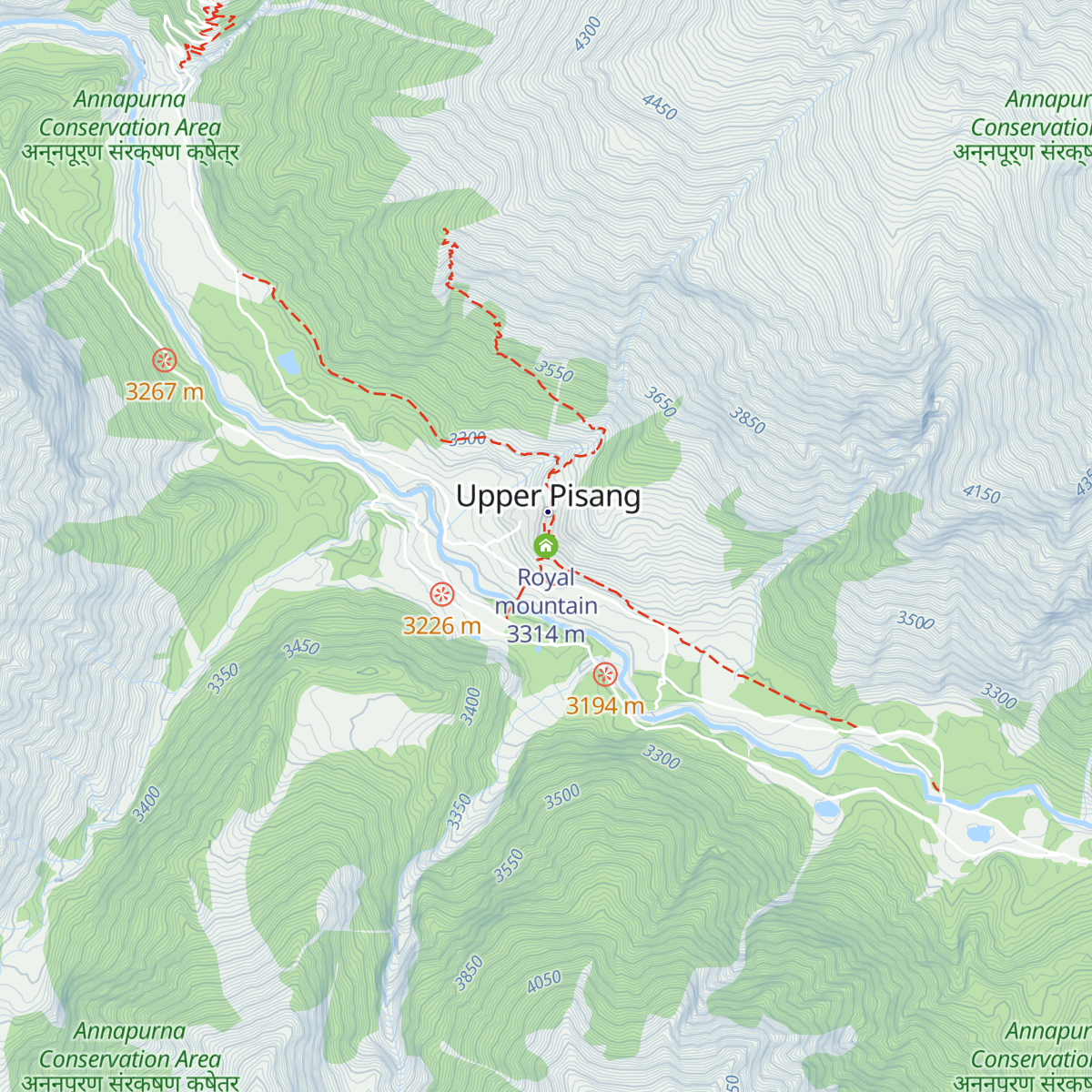 Royal mountain map