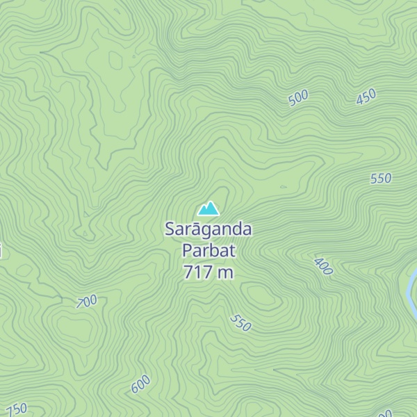 Map of Sarāganda Parbat