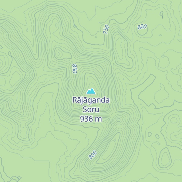 Map of Rājāganda Soru