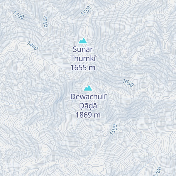 Map of Dewachuli̇̄ Ḍā̃ḍā