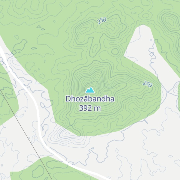 Map of Dhozābandha
