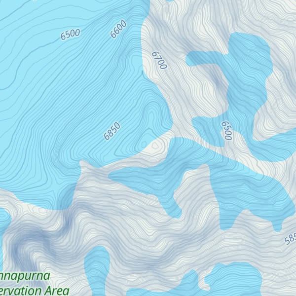 Map of Lamjung Himal