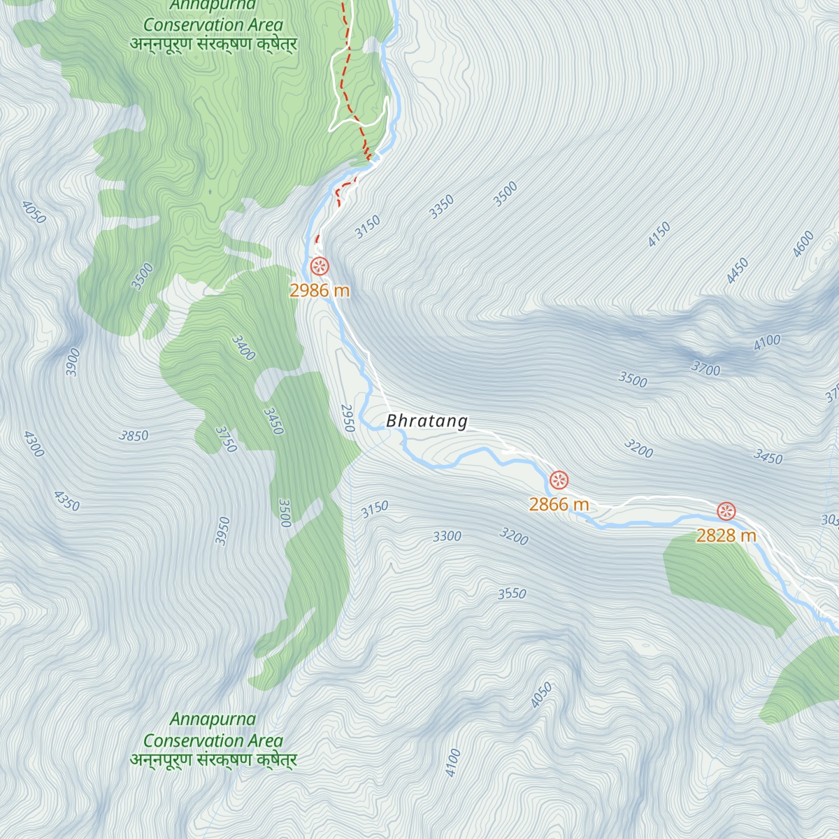Farmhouse Bratang map