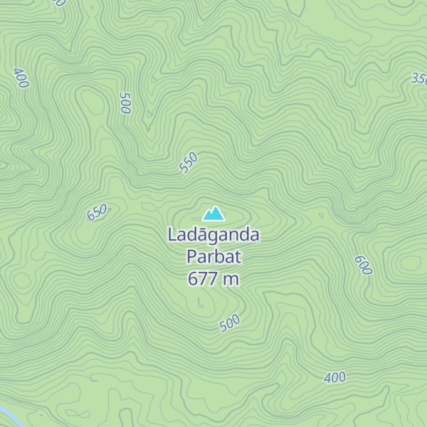 Map of Ladāganda Parbat