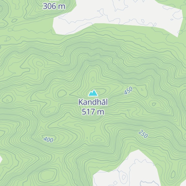 Map of Kandhāl