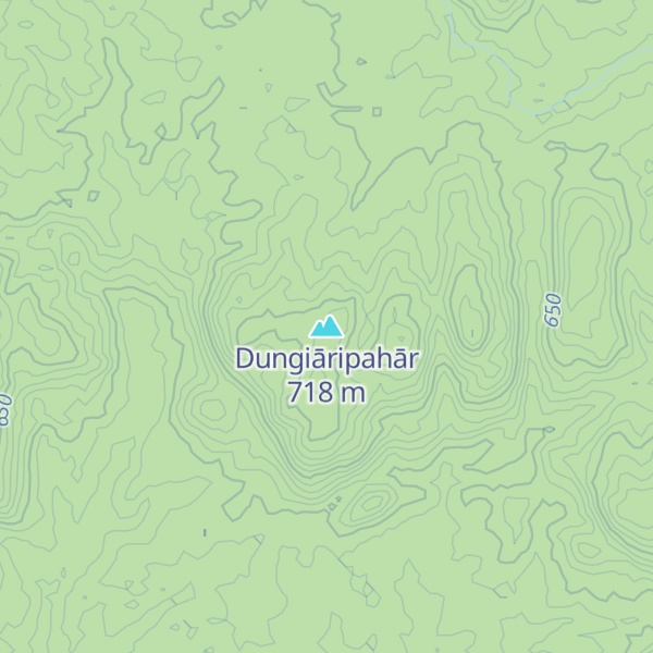 Map of Dungiāripahār