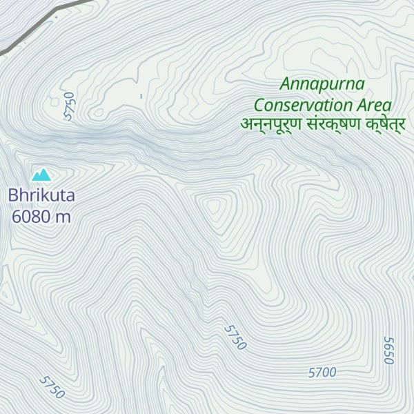 Map of Wen-Chen Peak