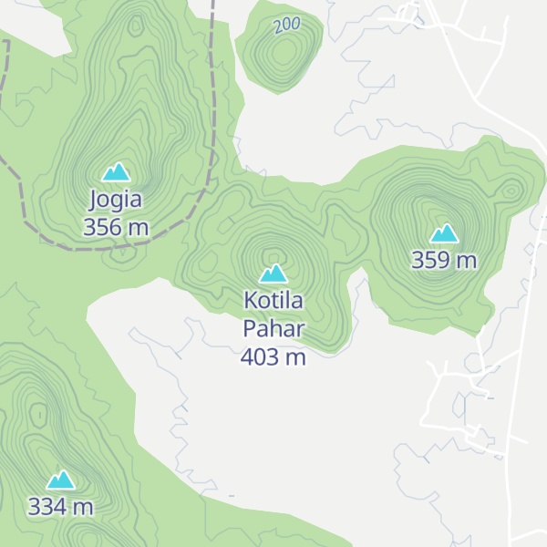 Map of Kotila Pahar