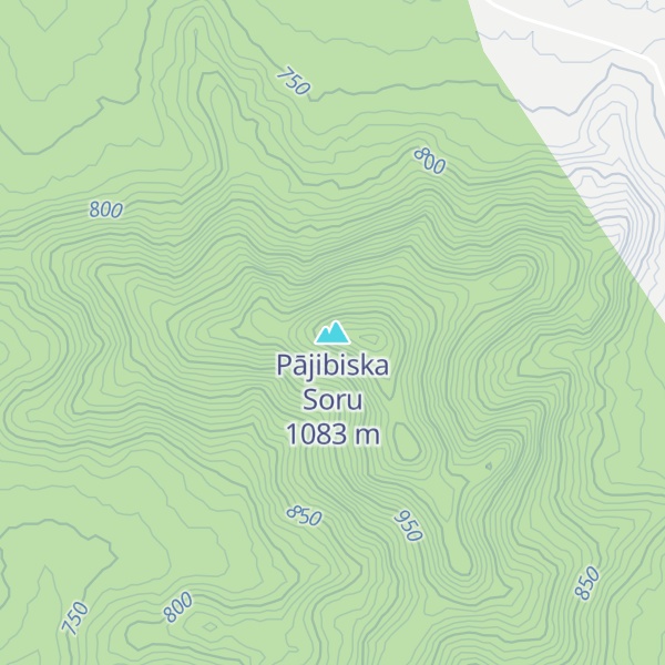 Map of Pājibiska Soru
