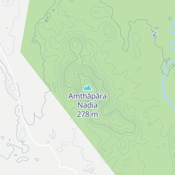 Map of Amthāpāra Nadia