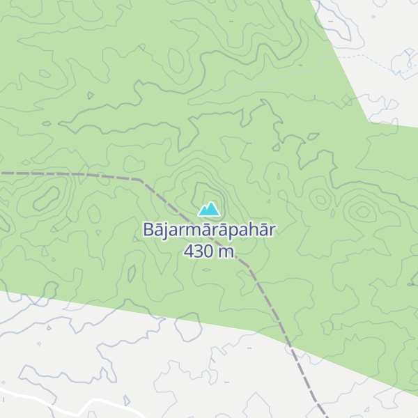 Map of Bājarmārāpahār