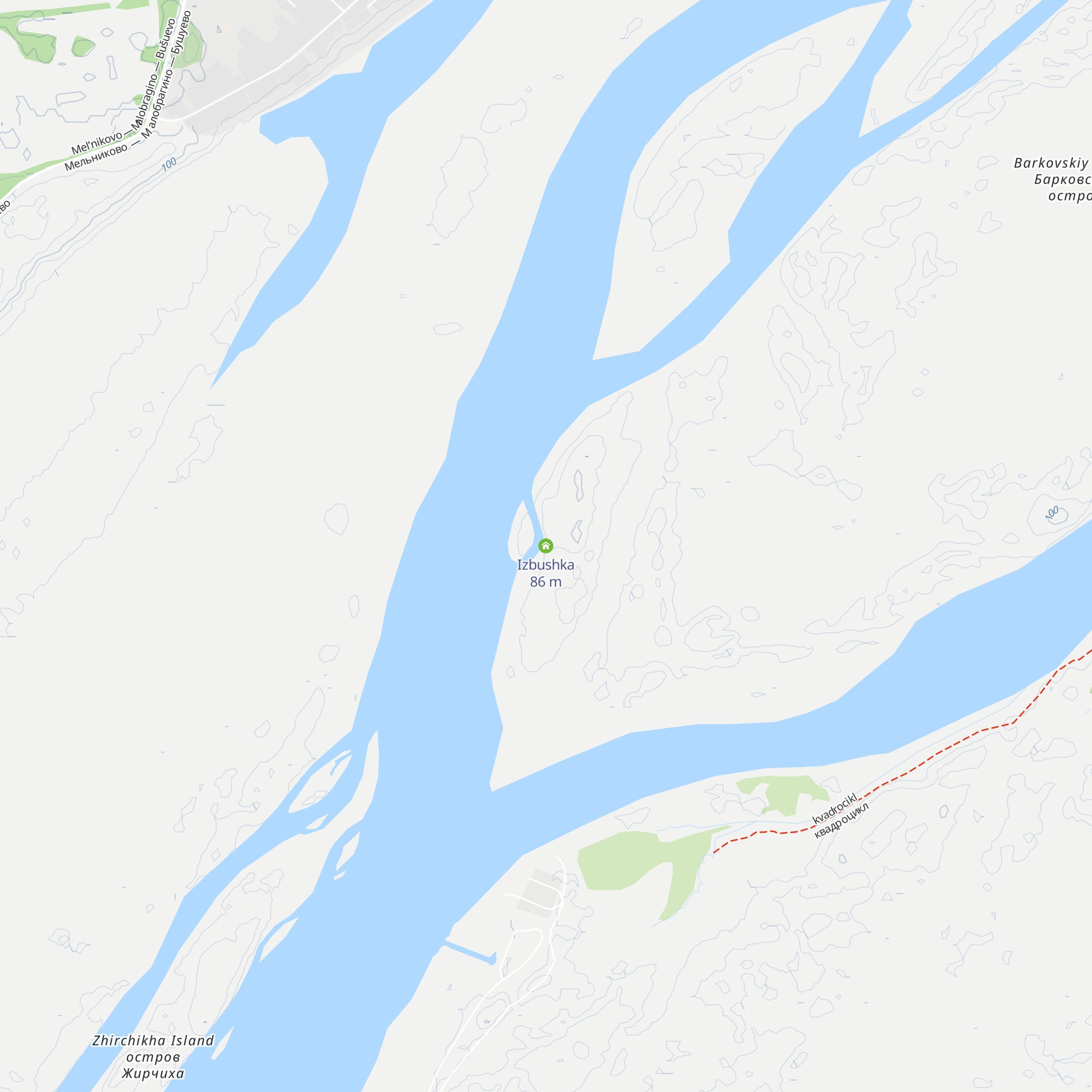Izbushka map