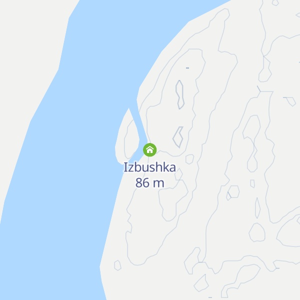 Map of Izbushka