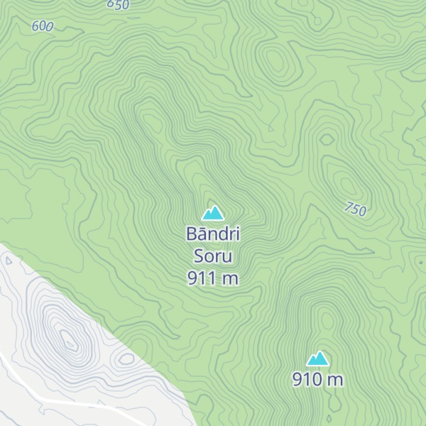 Map of Bāndri Soru