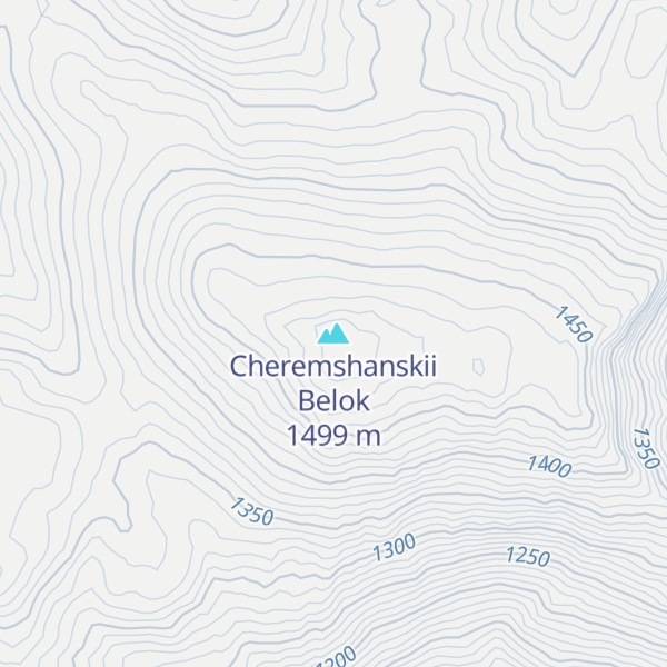Map of Cheremshanskii Belok
