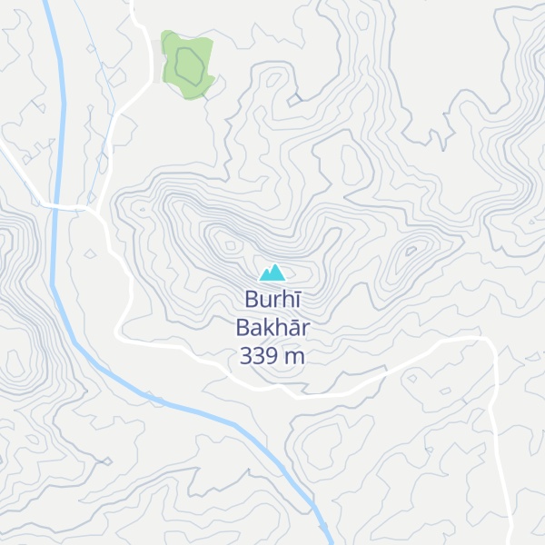 Map of Burhī Bakhār
