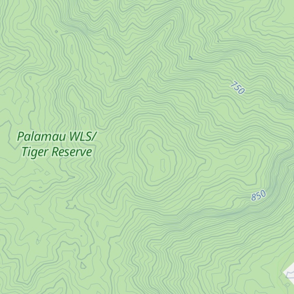 Map of Kesrā Pahār
