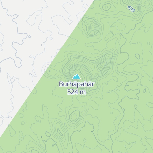 Map of Burhāpahār