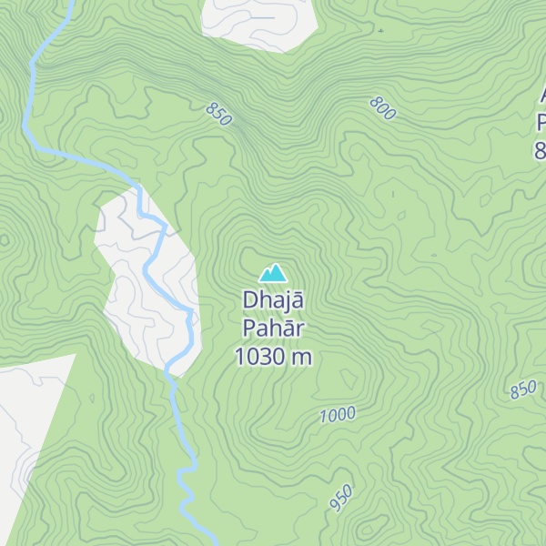 Map of Dhajā Pahār