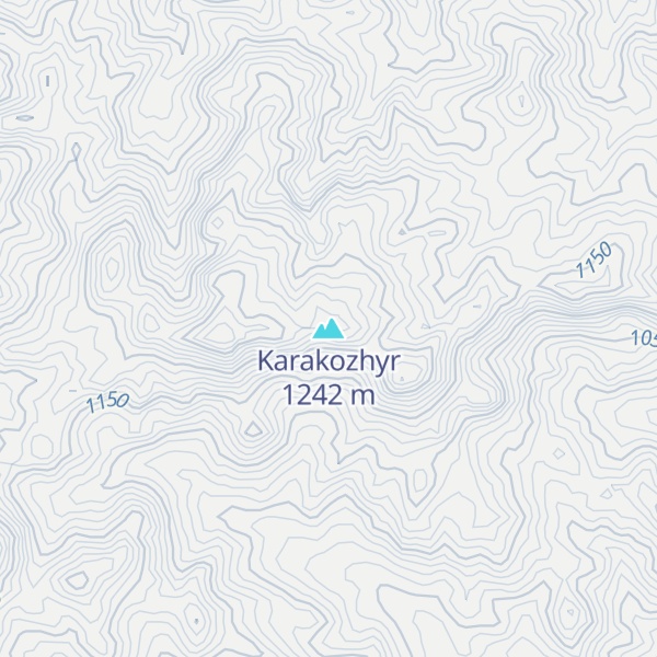 Map of Karakozhyr
