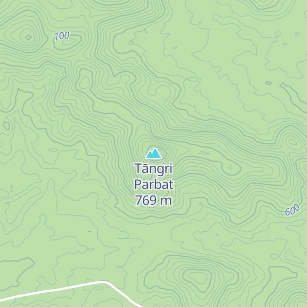 Map of Tāngri Parbat
