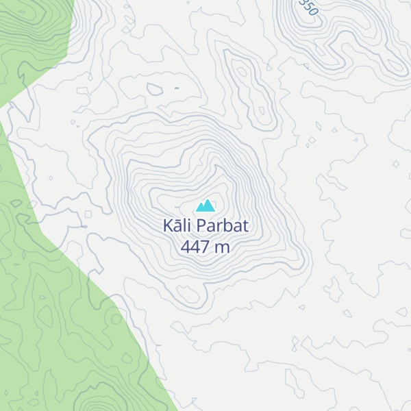 Map of Kāli Parbat