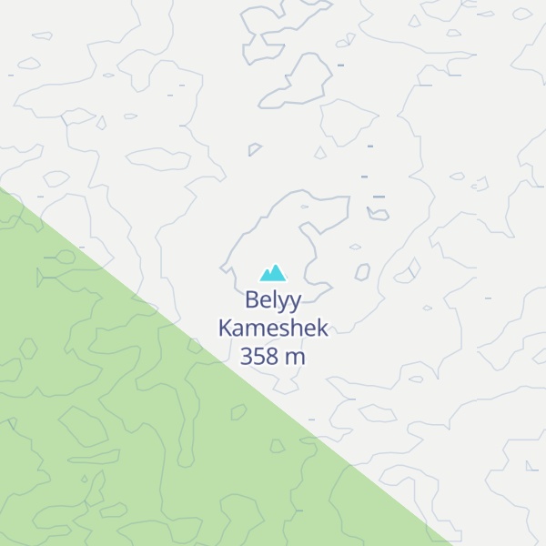 Map of Belyy Kameshek