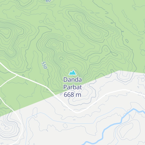 Map of Danda Parbat