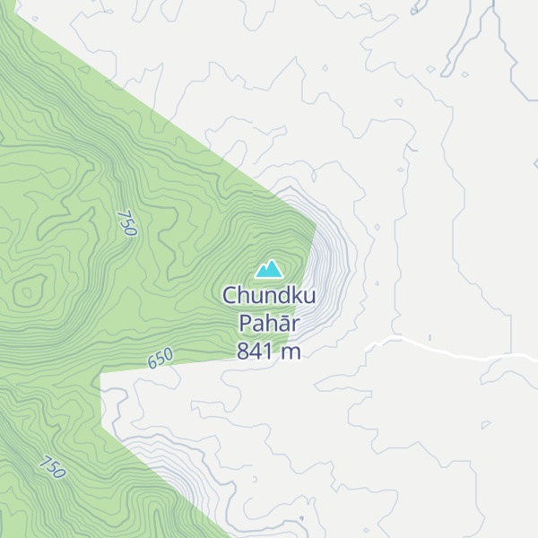 Map of Chundku Pahār