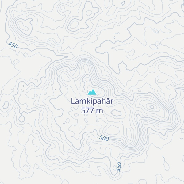 Map of Lamkipahār