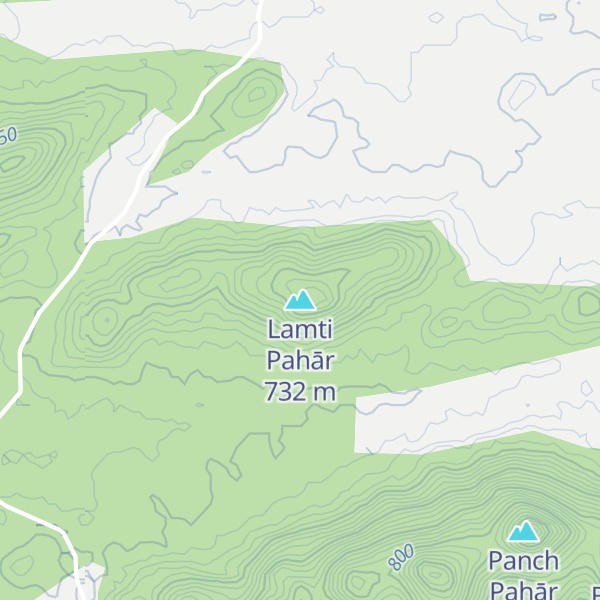 Map of Lamti Pahār