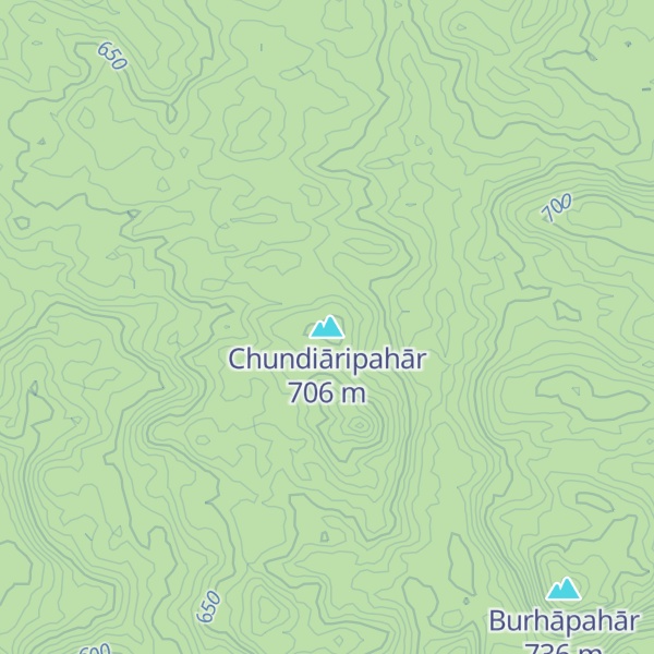 Map of Chundiāripahār