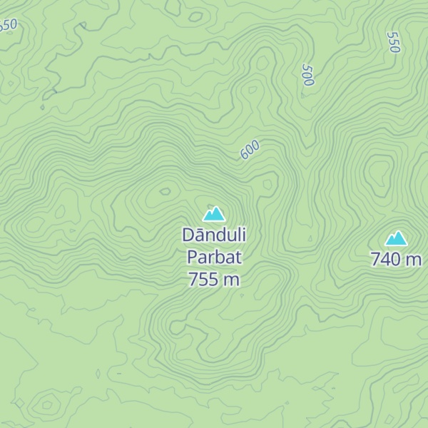 Map of Dānduli Parbat