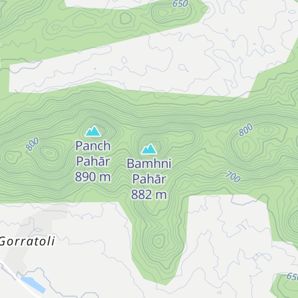 Map of Bamhni Pahār