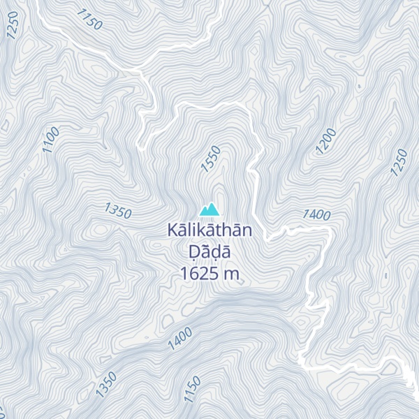 Map of Kālikāthān Ḍā̃ḍā