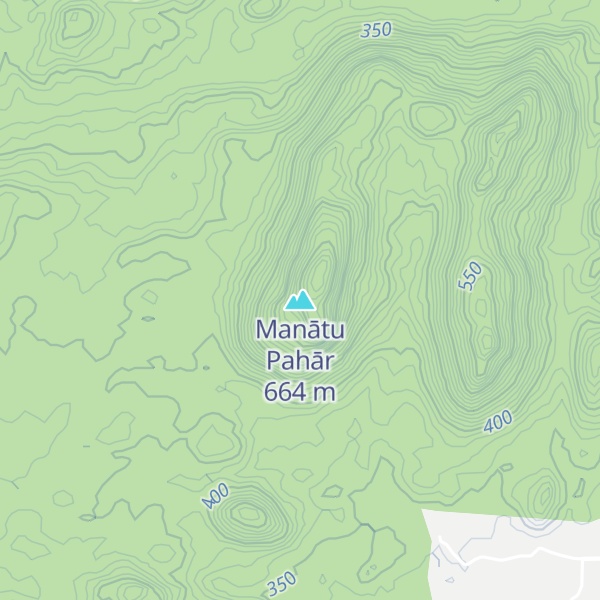 Map of Manātu Pahār