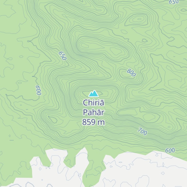 Map of Chiriā Pahār